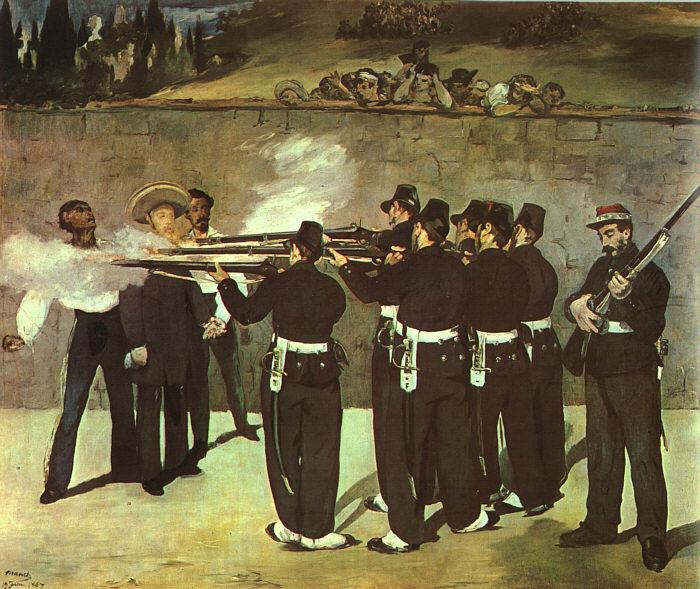 Edouard Manet The Execution of the Emperor Maximillion Germany oil painting art